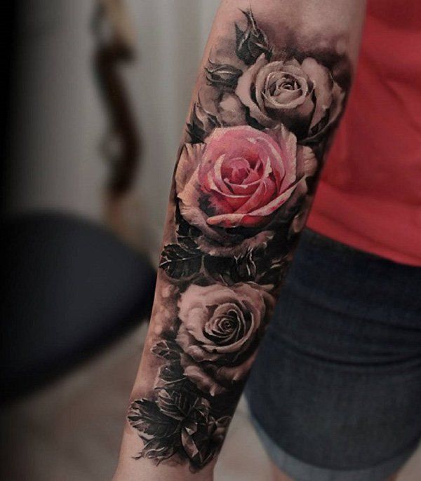 12 Stunning Rose Tattoos On The Forearm You Ll Want Today Men Deserve