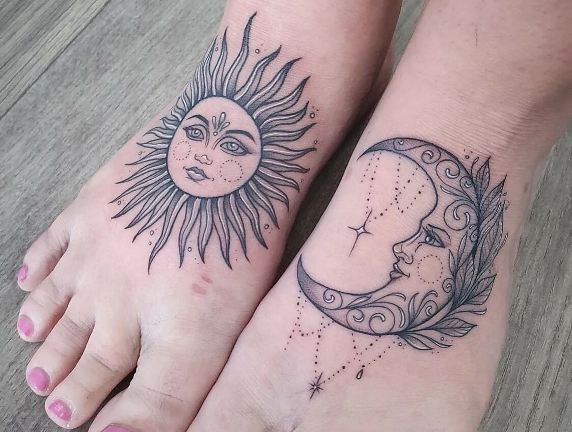 500 Best Sun And Moon Tattoo Ideas Designs And Meaning 2025