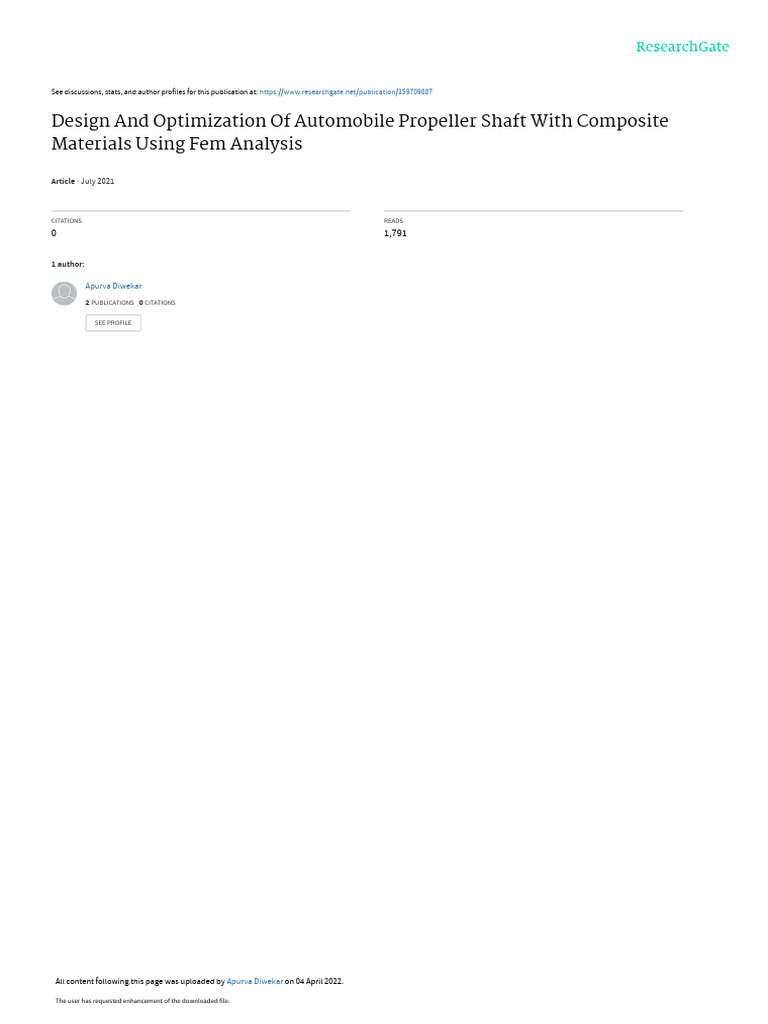Advanced Scale Propeller Design Using A Matlab Optimization Code