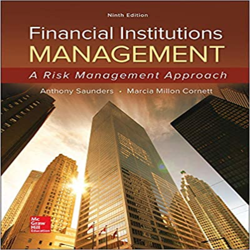 Amazon Com Financial Institutions Management A Risk Management Approach 9781259717772 Saunders Anthony Cornett Marcia Books