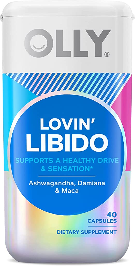 Amazon Com Olly Lovin Libido Capsules Boost Desire With Ashwagandha Maca Damiana Vegetarian Supplement For Women 20 Day Supply 40 Count