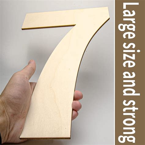 Buy Gdgdsy 17 Inch Blank Wood Number 5 Unfinished Wooden Number Sign