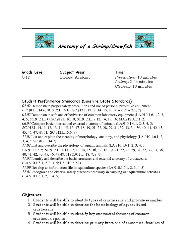 Crawfish Biology The Fish Site