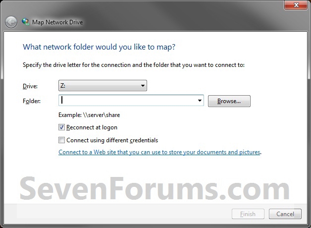 How To Create A Shortcut Folder Map To A Network Drive