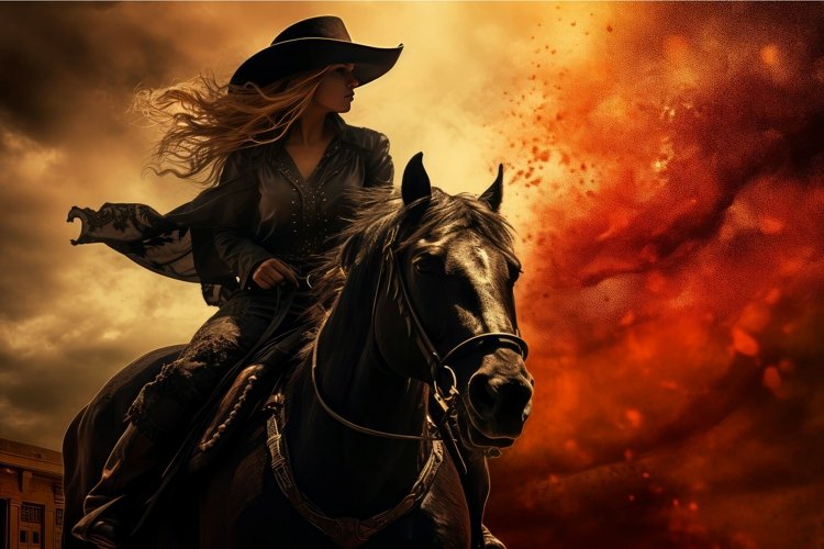 Intimate Cowboy Banner Portrait Generate Ai 33119530 Stock Photo At Vecteezy