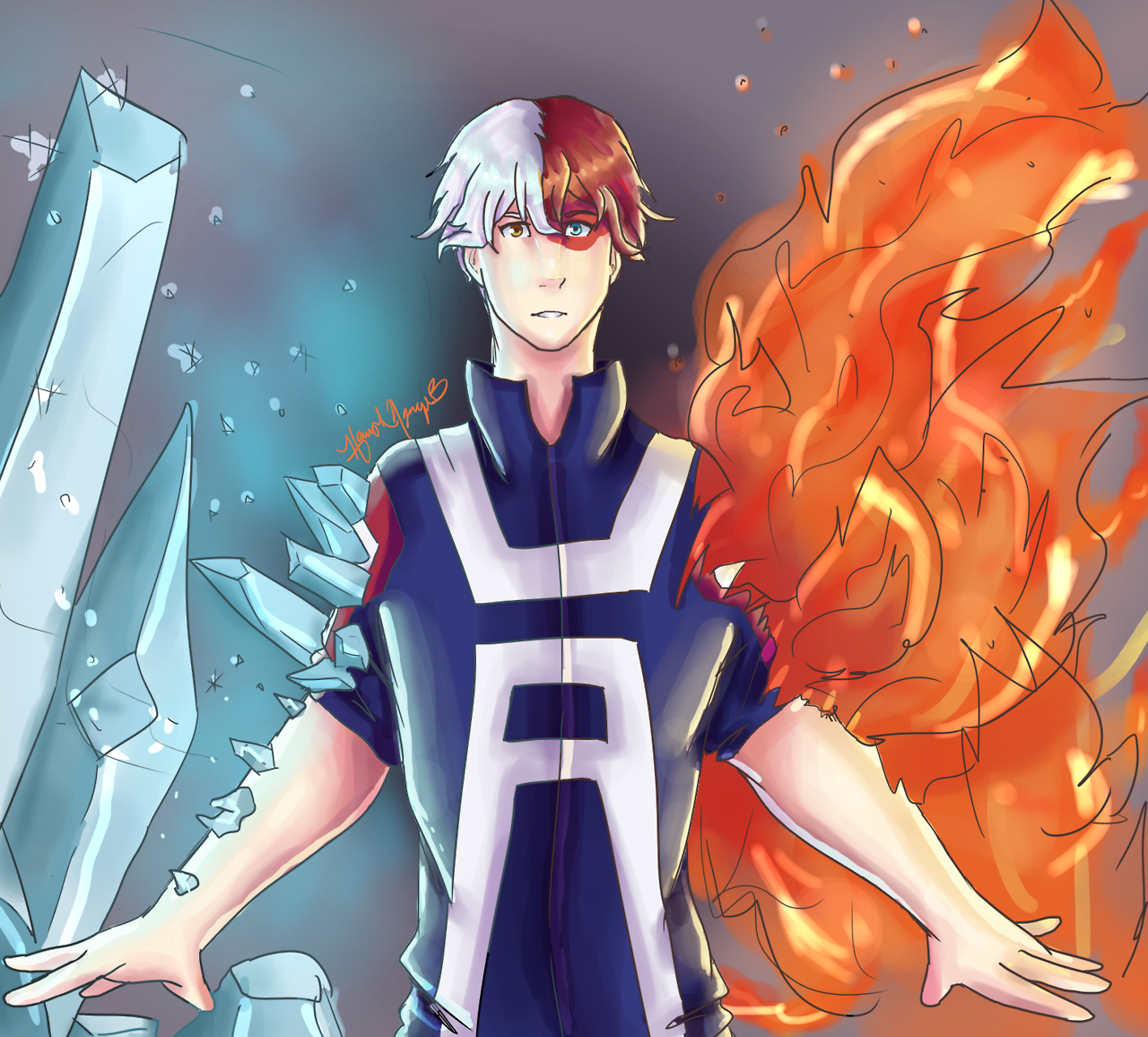 My Hero Academia Art How To Start Drawing A Picture Ccpl Writers Block