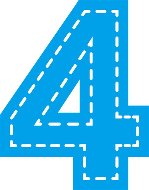 Number 4 Clipart Free Download Transparent Png Creazilla