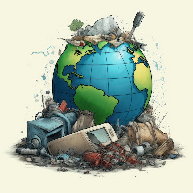 Future Of Polluted Earth Drawing With China: Trends And Visions