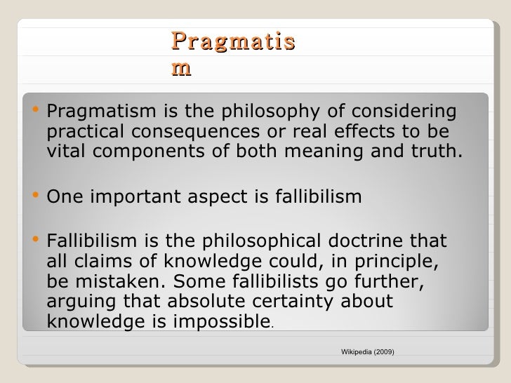 Pragmatism Wikipedia