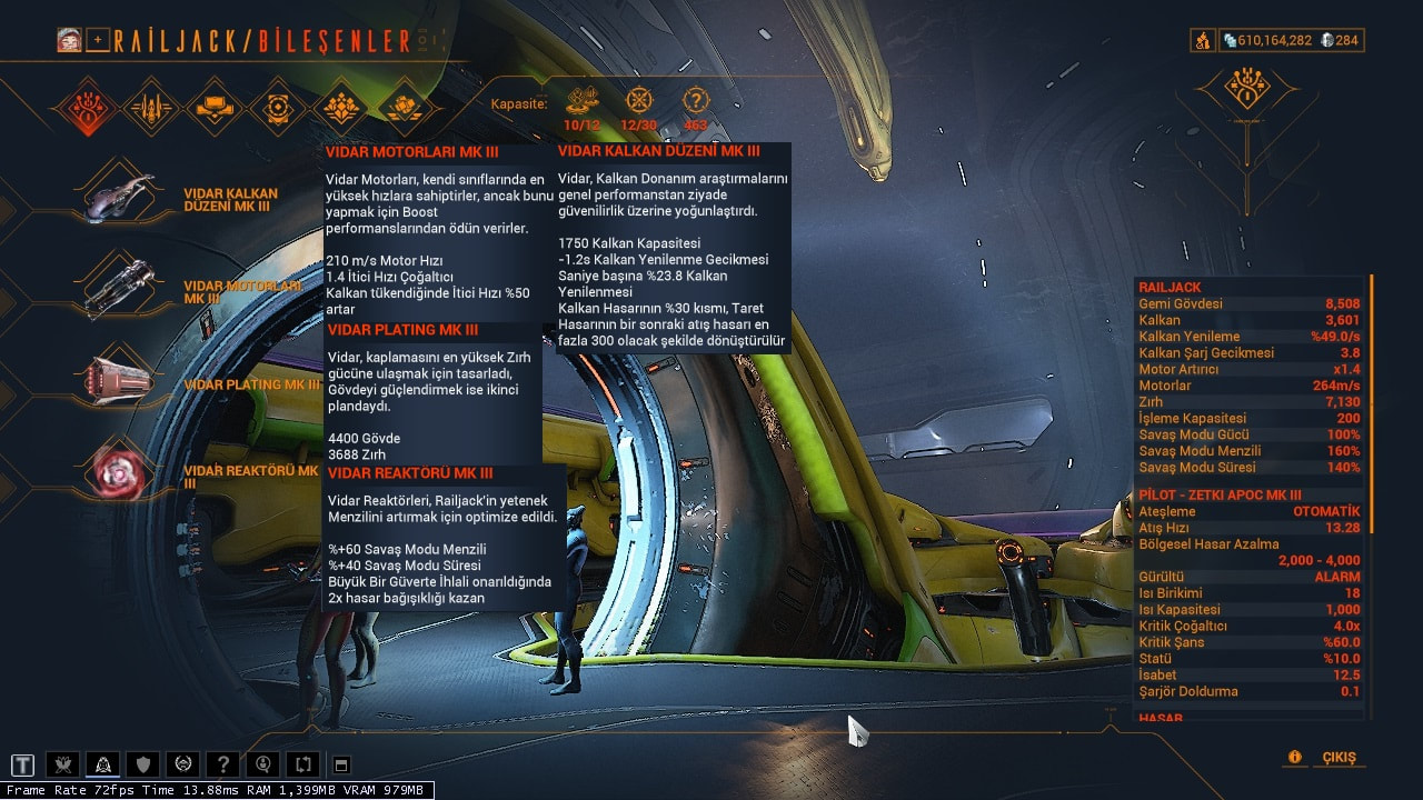 Railjack Build Share Intrinsic Farm Focused R Warframe