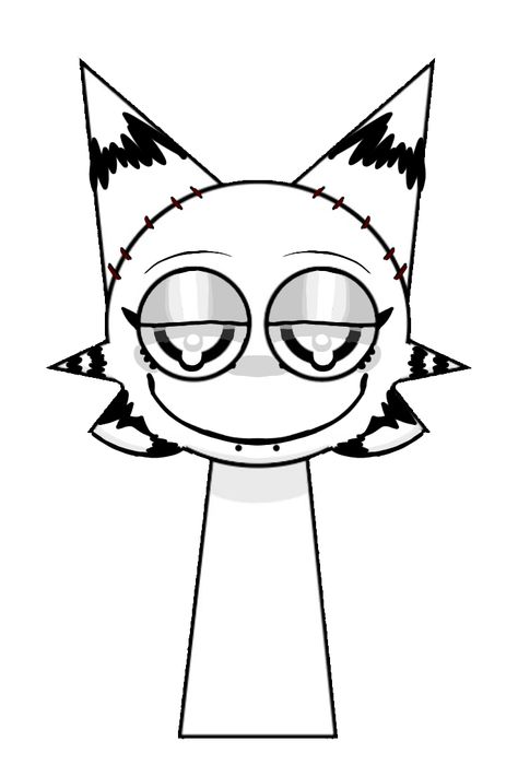 Sprunki Oc Base I Made Oc Base Drawing Base Book Cover Art Design