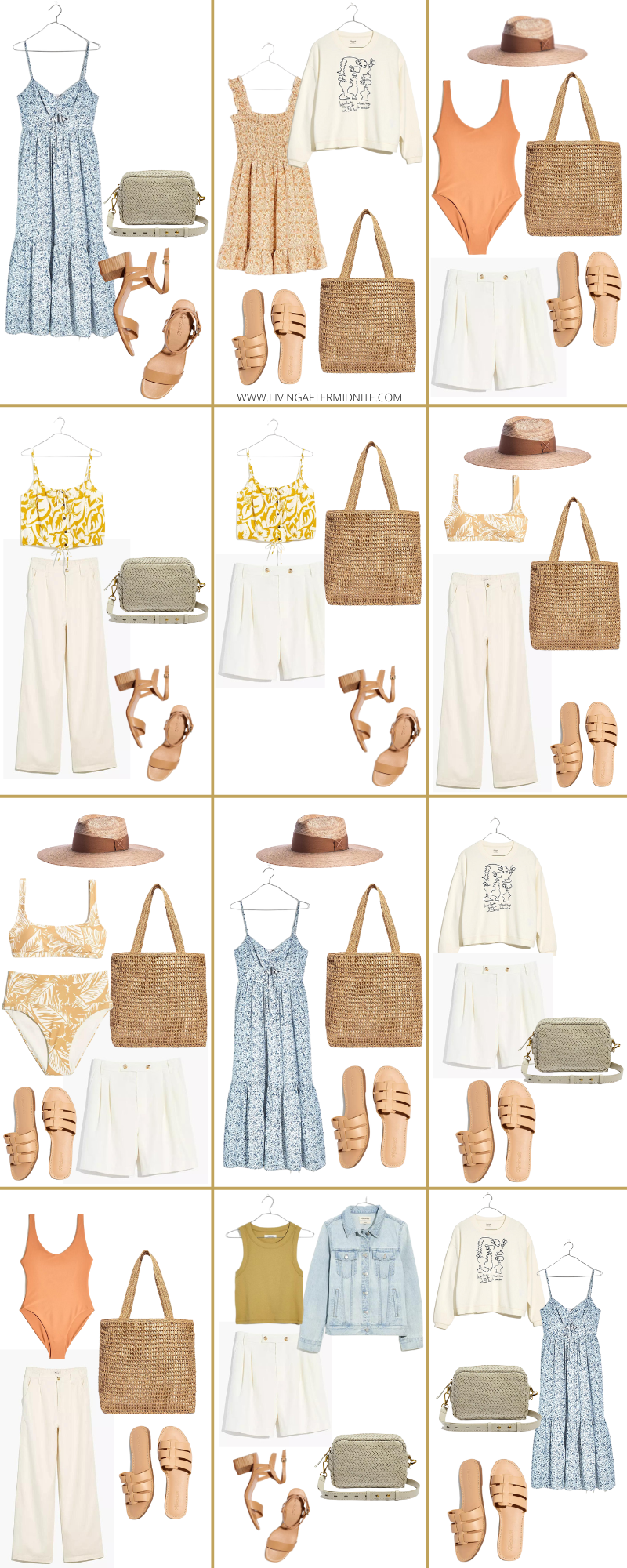 Summer Vacation Capsule Wardrobe 2025