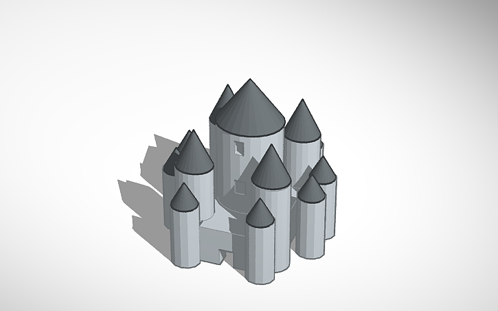 Super Simple Tinkercad Castle