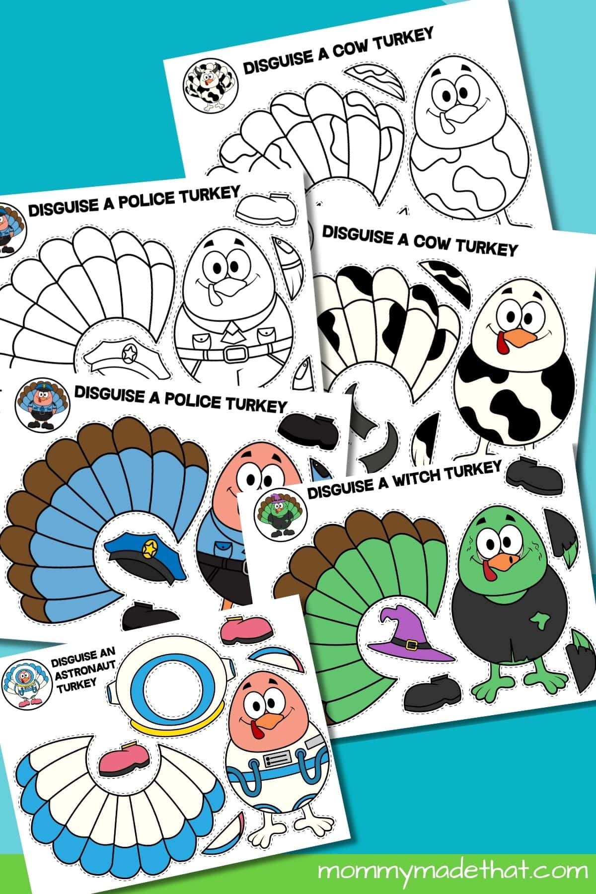 Save On Crafts With Turkey Disguise For Kids Printable Budget Tips