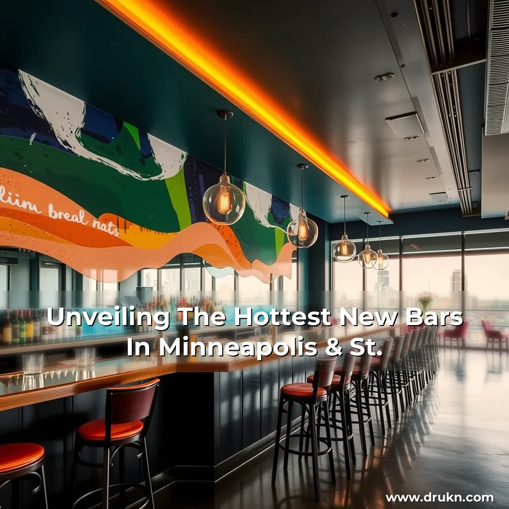 Unveiling The Hottest New Bars In Minneapolis Amp St Drukn